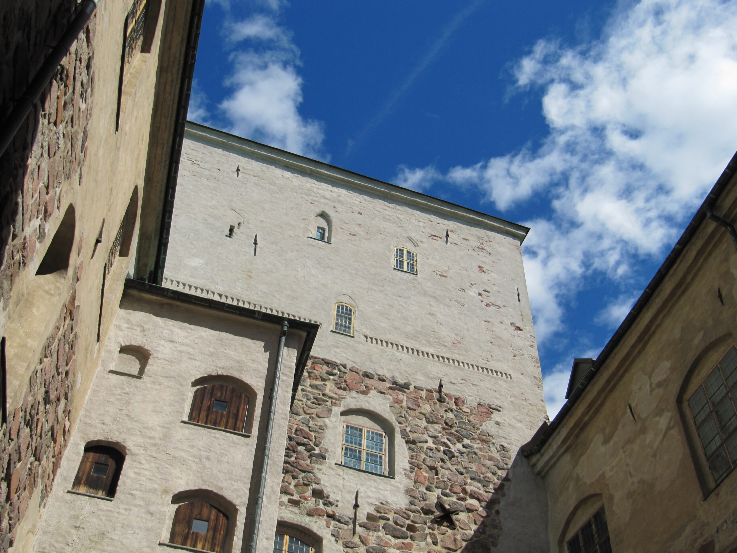 Turku Castle, a medieval castle in Turku, Finland, in summer